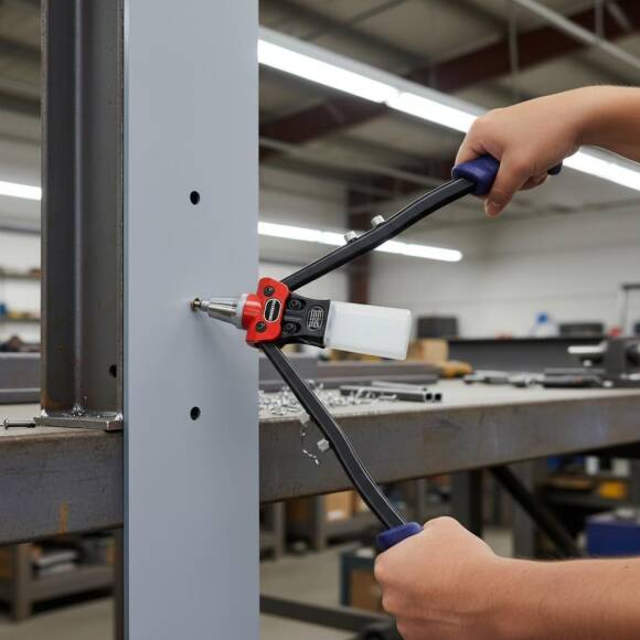 WORKPRO WP225001 5 IN 1 400mm Kollu Profesyonel Perçin Tabancası + 100 Adet Perçin - 4