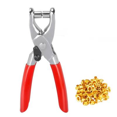 WORKPRO WP231079 140mm CR-V Profesyonel Kuşgözü Pense + 100 Adet 4,5mm Kuşgözü Perçin - Workpro (1)