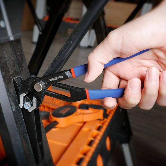 WORKPRO WP231086 200MM CR-V Profesyonel Ayarlı Düğmeli Fort Pense - 4