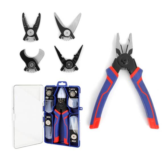 WORKPRO WP231144 200MM 5 IN 1 Çok Fonksiyonlu Profesyonel Pense Seti - 1