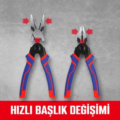 WORKPRO WP231144 200MM 5 IN 1 Çok Fonksiyonlu Profesyonel Pense Seti - 4