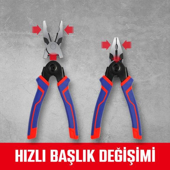 WORKPRO WP231144 200MM 5 IN 1 Çok Fonksiyonlu Profesyonel Pense Seti - 4