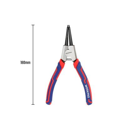 WORKPRO WP231150 180MM Cr-V Düz Yaylı Profesyonel Dış Segman Pensesi - Workpro (1)