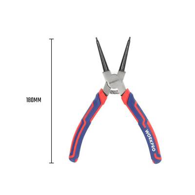 WORKPRO WP231152 180MM Cr-V Düz Yaylı Profesyonel İç Segman Pensesi - Workpro (1)