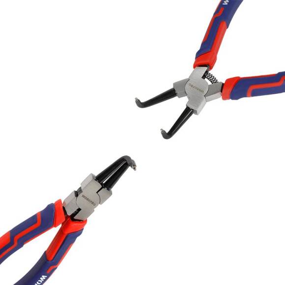 WORKPRO WP231153 180MM Cr-V Eğri Uçlu Yaylı Profesyonel Dış Segman Pensesi - 3