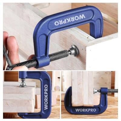 WORKPRO WP232016 25mm G Tipi İşkence - 4