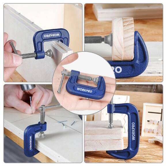 WORKPRO WP232016 25mm G Tipi İşkence - 5