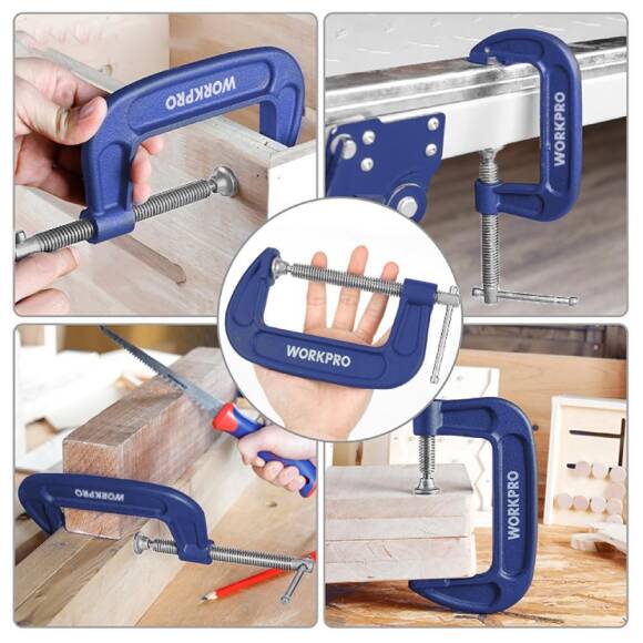 WORKPRO WP232017 50mm G Tipi İşkence - 5