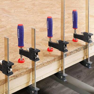 WORKPRO WP232030 15cm Döküm Profesyonel Marangoz İşkence - 4