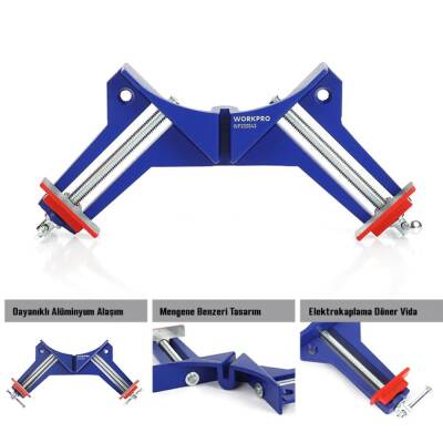 WORKPRO WP232043 75mm 90° Profesyonel Köşe İşkence - Workpro (1)