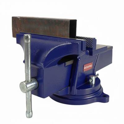 WORKPRO WP233005 100mm 360° Döner Tabanlı Örslü Profesyonel Tezgâh Mengene - 8