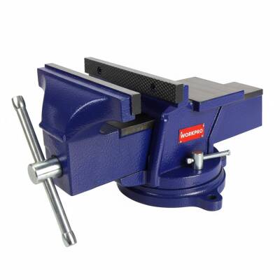 WORKPRO WP233006 125mm 360° Döner Tabanlı Örslü Profesyonel Tezgâh Mengene - 7