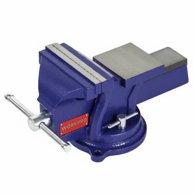 WORKPRO WP233006 125mm 360° Döner Tabanlı Örslü Profesyonel Tezgâh Mengene - 9