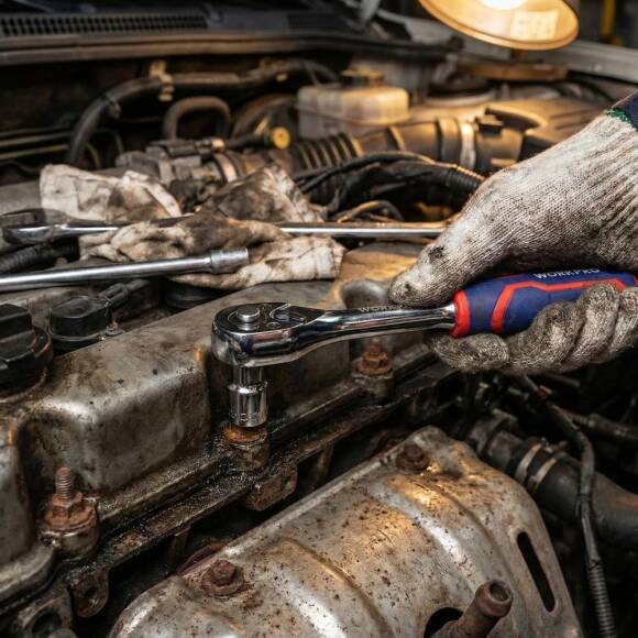 WORKPRO WP271009 1/2'’ Cr-V Profesyonel Cırcır Lokma Kolu - 6