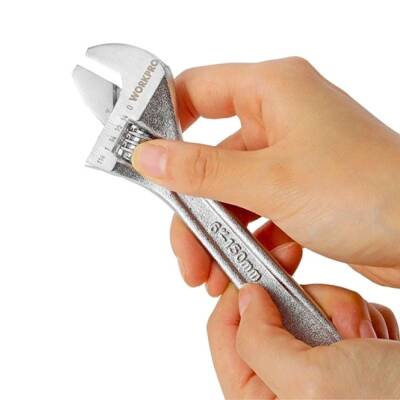 WORKPRO WP272001 150mm Kurbağacık Anahtar - 8