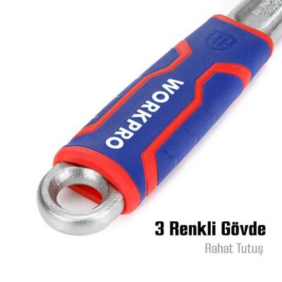 WORKPRO WP272012 250mm Cr-V Profesyonel Kurbağacık Anahtar - 3