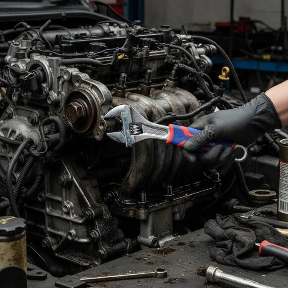 WORKPRO WP272012 250mm Cr-V Profesyonel Kurbağacık Anahtar - 7