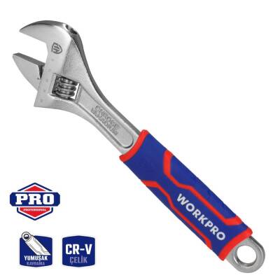 WORKPRO WP272013 300mm Cr-V Profesyonel Kurbağacık Anahtar - Workpro