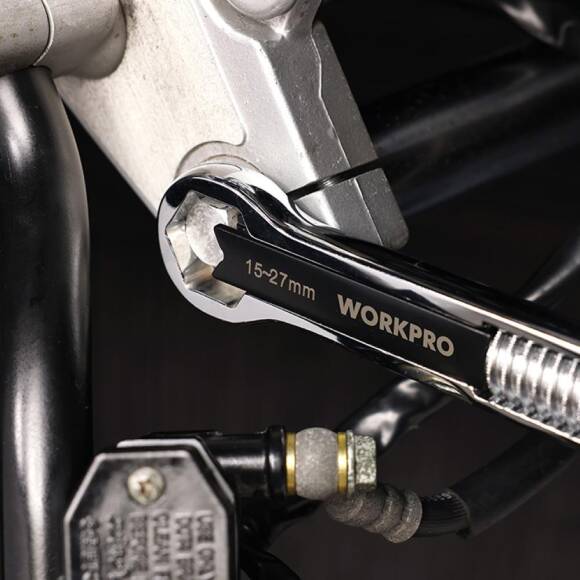 WORKPRO WP272016 5/27mm CR-V Üniversal Ayarlanabilir Çift Başlı Anahtar - 5