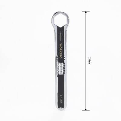WORKPRO WP272016 5/27mm CR-V Üniversal Ayarlanabilir Çift Başlı Anahtar - 3
