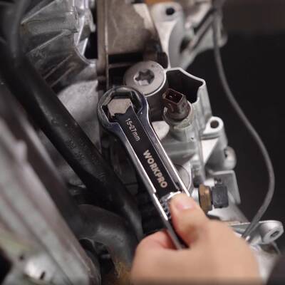 WORKPRO WP272016 5/27mm CR-V Üniversal Ayarlanabilir Çift Başlı Anahtar - 8