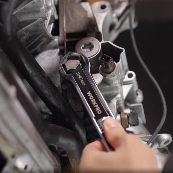 WORKPRO WP272016 5/27mm CR-V Üniversal Ayarlanabilir Çift Başlı Anahtar - 8