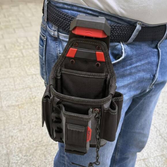 WORKPRO WP281079 Smart Clip Bel Tipi Alet Çantası Hızlı Tak-Çıkar Kemer Klipsi + Çanta Bağlantı Adaptörü - 5