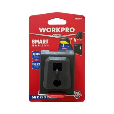 WORKPRO WP281081 Smart Clip Bel Tipi Alet Çantası Hızlı Tak-Çıkar Kemer Klipsi - 8