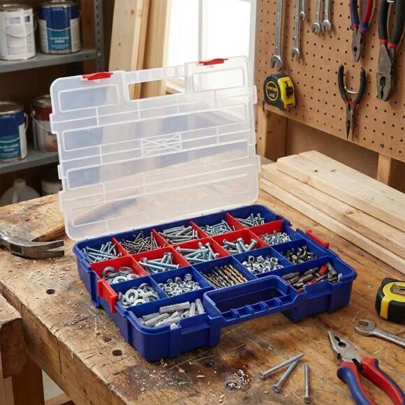 WORKPRO WP283007 38x30x6,8mm Profesyonel İstiflenebilir Organizer - 4