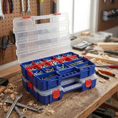 WORKPRO WP283007 38x30x6,8mm Profesyonel İstiflenebilir Organizer - 5