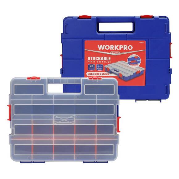 WORKPRO WP283007 38x30x6,8mm Profesyonel İstiflenebilir Organizer - 7