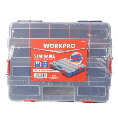 WORKPRO WP283007 38x30x6,8mm Profesyonel İstiflenebilir Organizer - 10