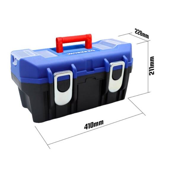 WORKPRO WP283016 16’’ Metal Kilitli Plastik Takım Çantası - 7