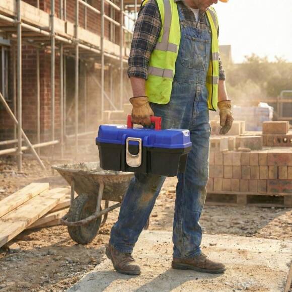 WORKPRO WP283021 13’’ Metal Kilitli Plastik Takım Çantası - 3