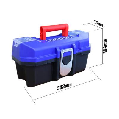 WORKPRO WP283021 13’’ Metal Kilitli Plastik Takım Çantası - 6