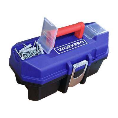 WORKPRO WP283021 13’’ Metal Kilitli Plastik Takım Çantası - 7