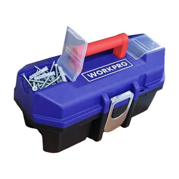 WORKPRO WP283021 13’’ Metal Kilitli Plastik Takım Çantası - 7