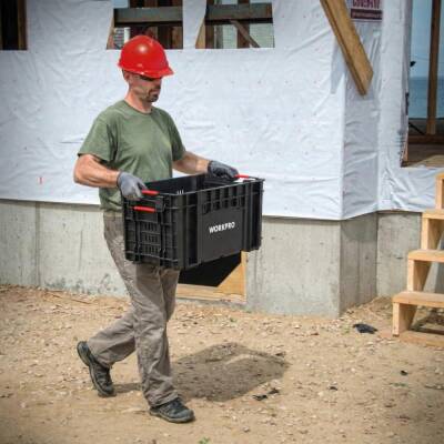 WORKPRO WP283028 46Lt 55,7x32,2x25cm Üstü Açık Profesyonel Takım Çantası - 3