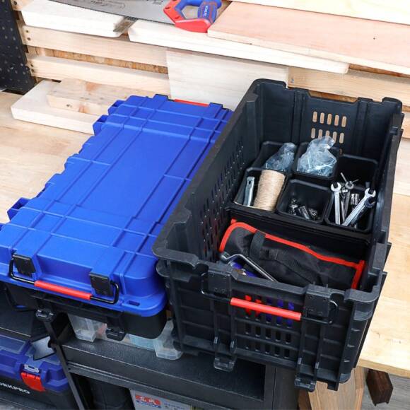 WORKPRO WP283028 46Lt 55,7x32,2x25cm Üstü Açık Profesyonel Takım Çantası - 8