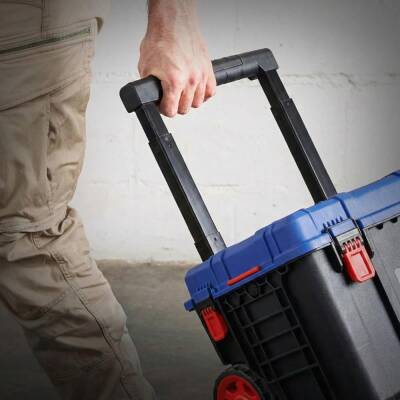 WORKPRO WP283032 54Lt 56x44,2x50cm Tekerlekli Kilitli Profesyonel Takım Çantası - 7