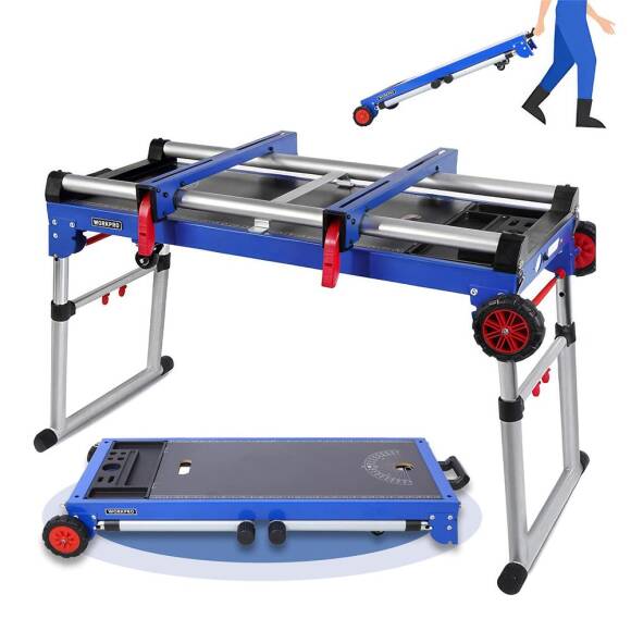 WORKPRO WP289020 150Kg 4’ü 1 Arada Tekerlekli Çok Amaçlı Profesyonel Çalışma Tezgâhı - 1