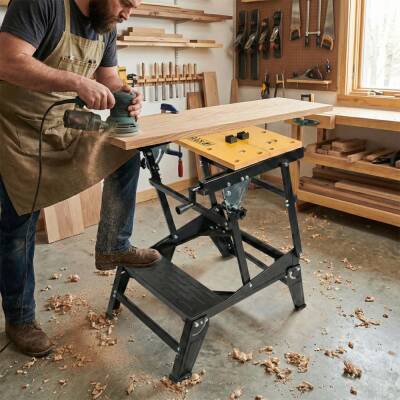 WORKPRO WP289027 100Kg 6 Kademe Ayarlanabilir Profesyonel Katlanabilir Çalışma Tezgâhı - Workpro (1)