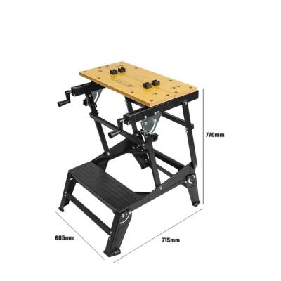 WORKPRO WP289027 100Kg 6 Kademe Ayarlanabilir Profesyonel Katlanabilir Çalışma Tezgâhı - 7