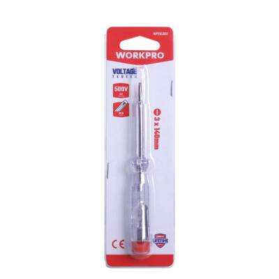 WORKPRO WP295001 3x140mm 100-250Volt AC Düz Uçlu Kontrol Kalemi - 8