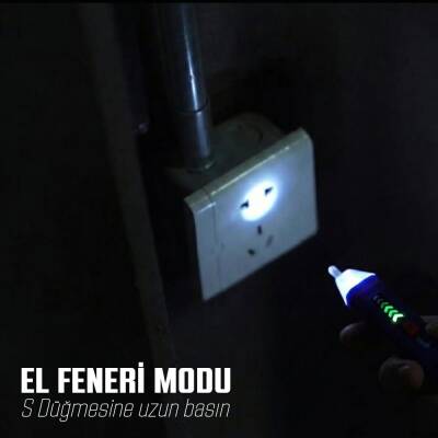 WORKPRO WP295004 12-1000 Volt AC Yüksek Hassasiyetli Profesyonel Voltaj Dedektörü - 7