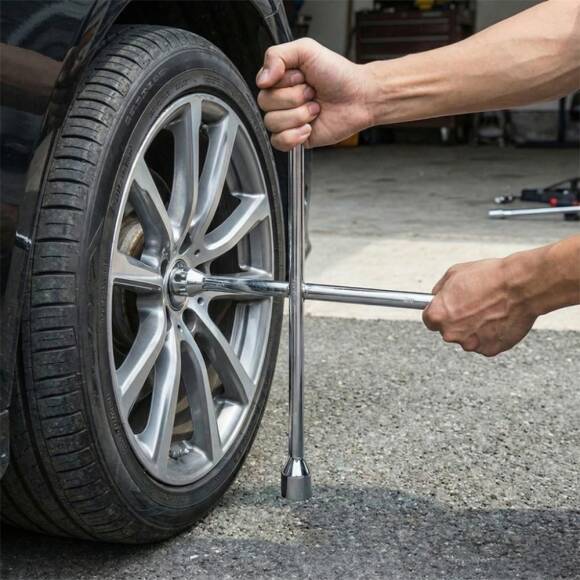 WORKPRO WP314006 17 19 21 1/2’’ Cr-V 400mm 4 Kollu Profesyonel Bijon Anahtarı - 4