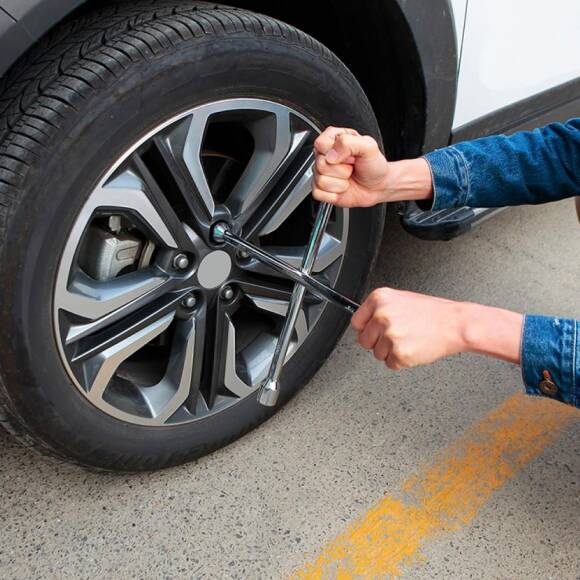 WORKPRO WP314006 17 19 21 1/2’’ Cr-V 400mm 4 Kollu Profesyonel Bijon Anahtarı - 5