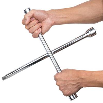 WORKPRO WP314006 17 19 21 1/2’’ Cr-V 400mm 4 Kollu Profesyonel Bijon Anahtarı - 9