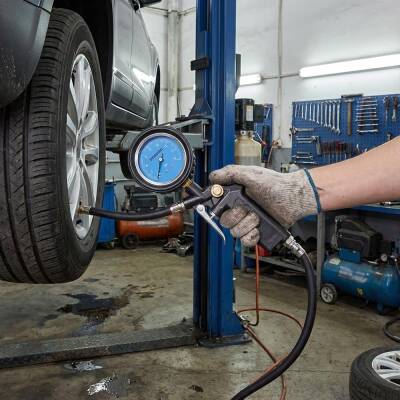 WORKPRO WP314063 16Bar Yağlı Basınç Göstergeli Profesyonel Havalı Lastik Şişirme Tabancası - 4