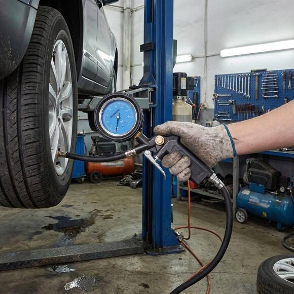 WORKPRO WP314063 16Bar Yağlı Basınç Göstergeli Profesyonel Havalı Lastik Şişirme Tabancası - 4